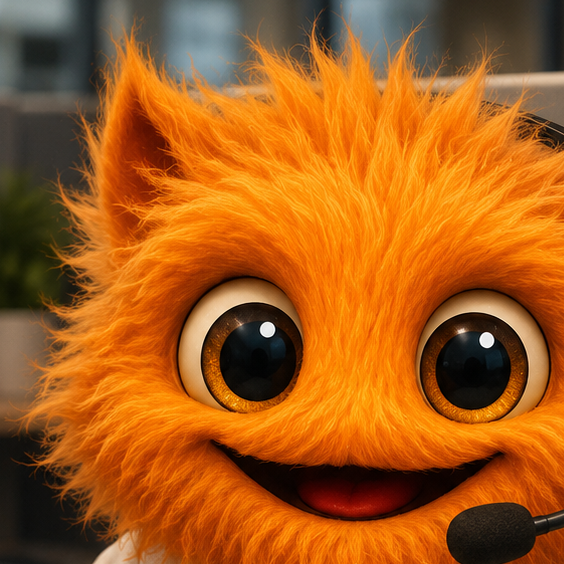 Woltti, das KM-Flow Maskottchen